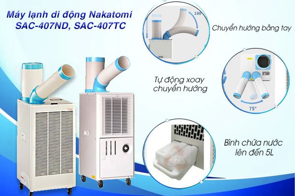 Máy lạnh di động Nakatomi - Thiết bị làm mát hoàn hảo - 2