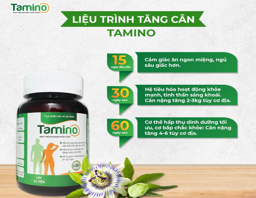 Tamino - Giải pháp hỗ trợ tăng cân hiệu quả cho người gầy lâu năm - 2