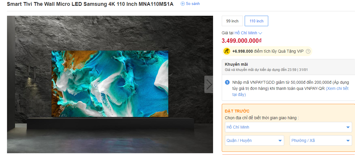 Cận Tết, nhiều Tivi Samsung giảm giá lên tới 49% - 2