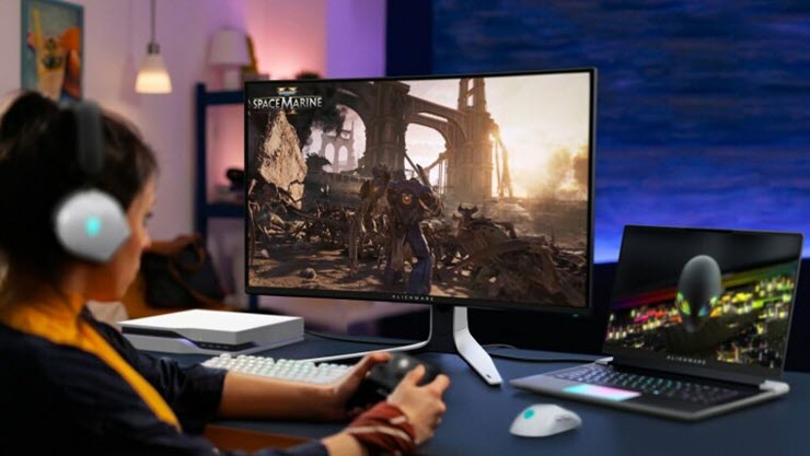 Hai màn hình “chiến” game QD-OLED 4K đầu tiên của Alienware lộ diện - 1