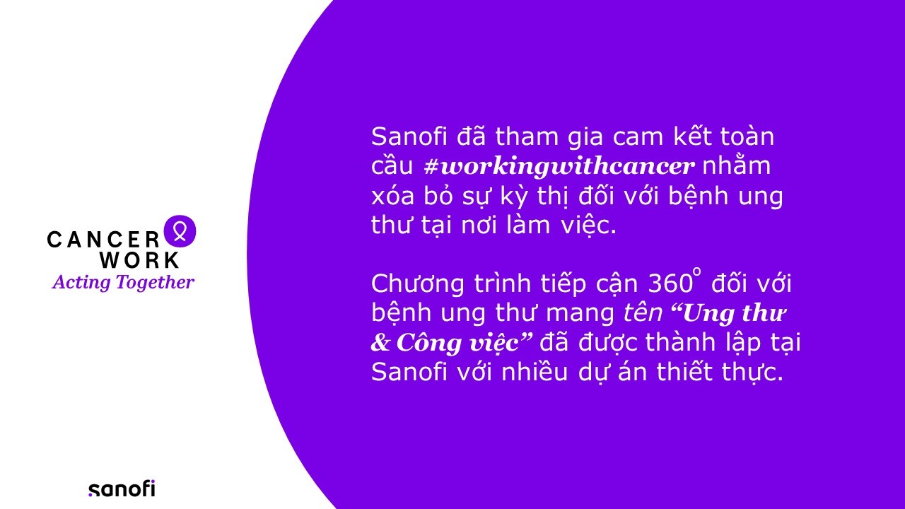 Sanofi ra mắt chương trình hỗ trợ nhân viên bị ảnh hưởng bởi ung thư và các bệnh lý nghiêm trọng - 4