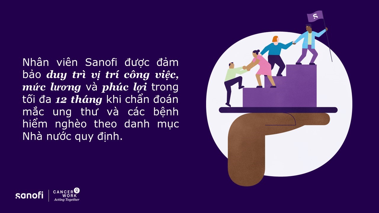 Sanofi ra mắt chương trình hỗ trợ nhân viên bị ảnh hưởng bởi ung thư và các bệnh lý nghiêm trọng - 1