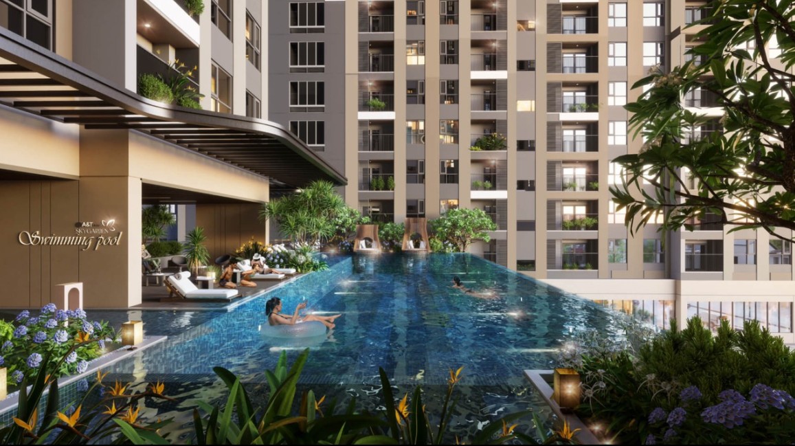 Căn hộ cao cấp "3 mặt hướng thủy" A&T Sky Garden chào sân với giá chỉ từ 29.9 triệu/m2 - 4