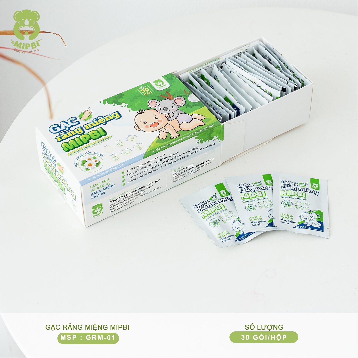Gạc răng miệng Mipbi - Sự lựa chọn hoàn hảo cho việc vệ sinh khoang miệng trẻ nhỏ - 2