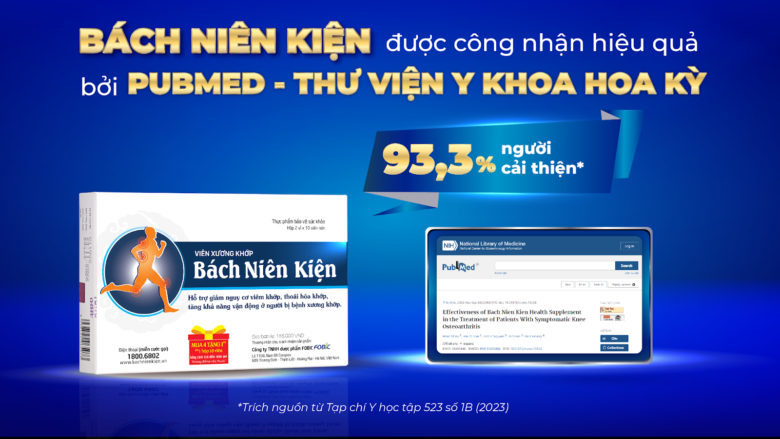 Viên xương khớp Bách Niên Kiện của Việt Nam có tốt không? Hiệu quả thế nào?  - 2