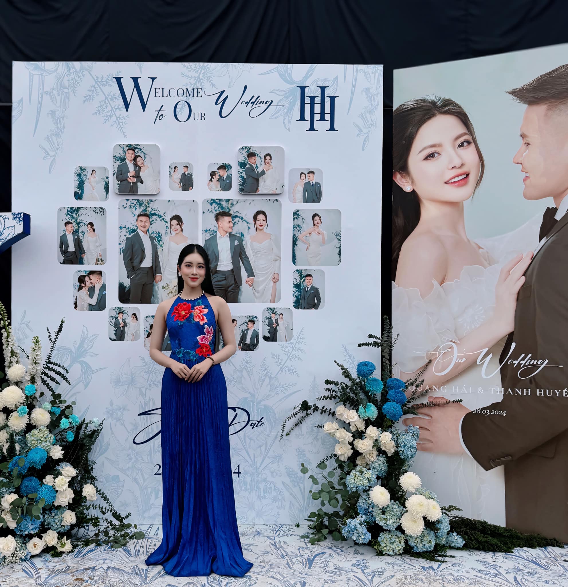 “Hoa hậu vỉa hè” làm MC đám cưới Quang Hải: "Với tôi, đây là một siêu đám cưới" - 3