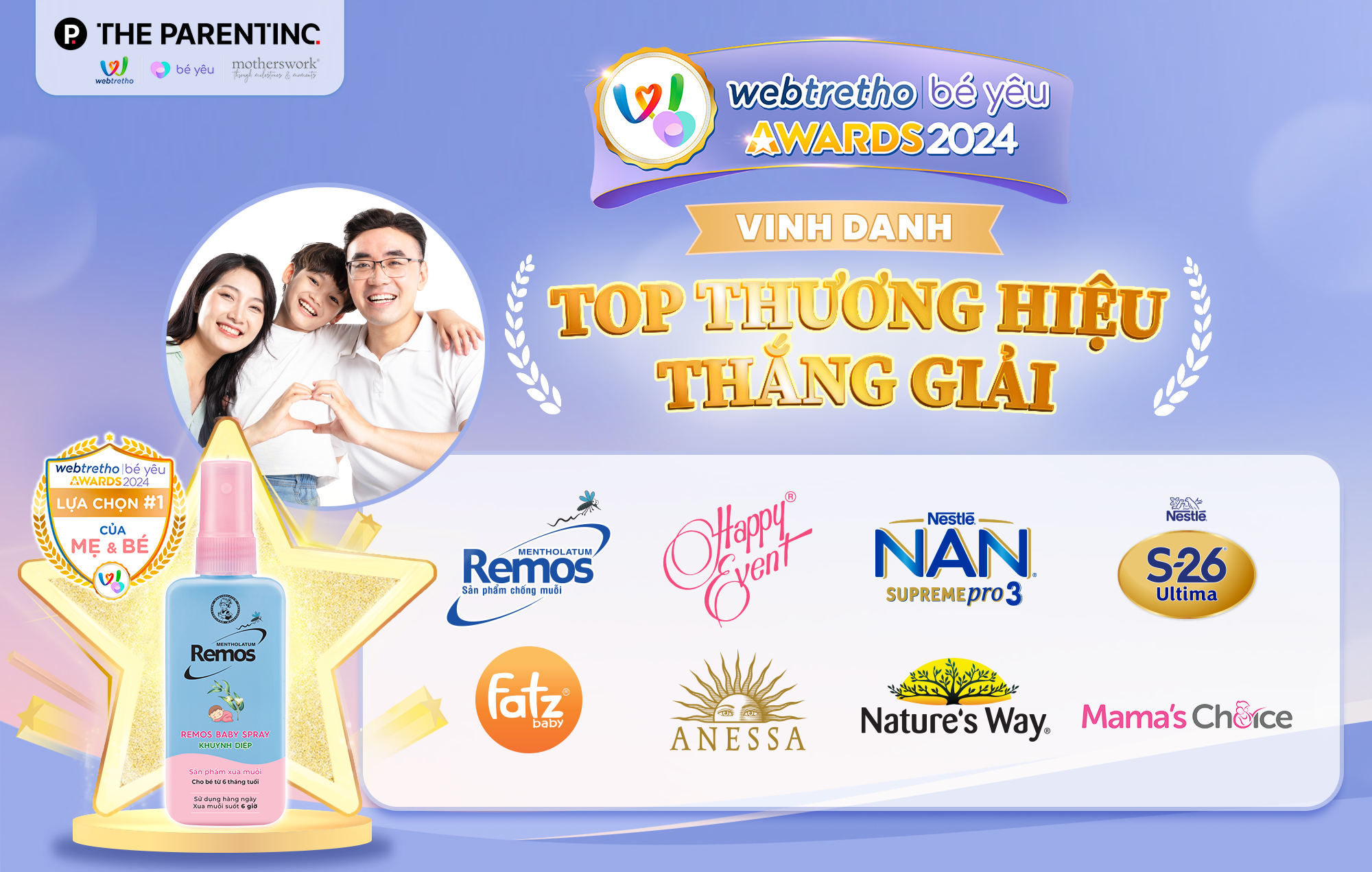 Webtretho & Be Yeu Awards 2024: Vinh danh những thương hiệu hàng đầu lĩnh vực Mẹ và Bé - 1