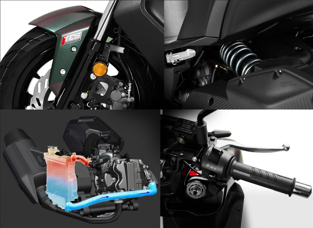 SYM NAGA 150 - làn gió mới trong phân khúc xe tay ga thể thao - 3