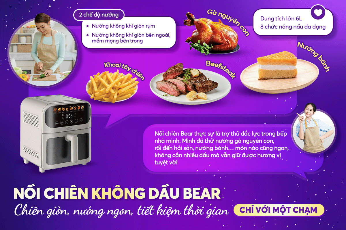 SUBE mang đồ gia dụng Bear đến từng mái ấm Việt - Bữa ngon chẳng khó, bếp gọn chẳng lo! - 3