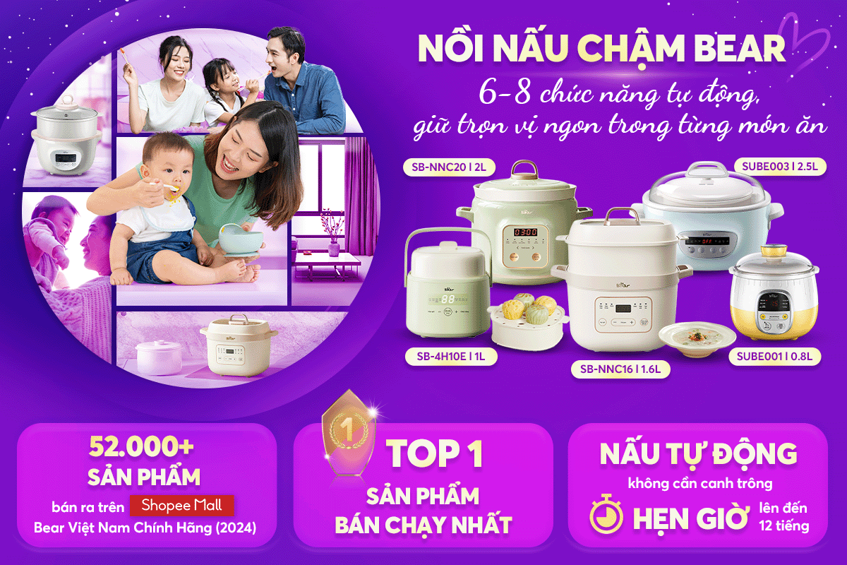SUBE mang đồ gia dụng Bear đến từng mái ấm Việt - Bữa ngon chẳng khó, bếp gọn chẳng lo! - 2
