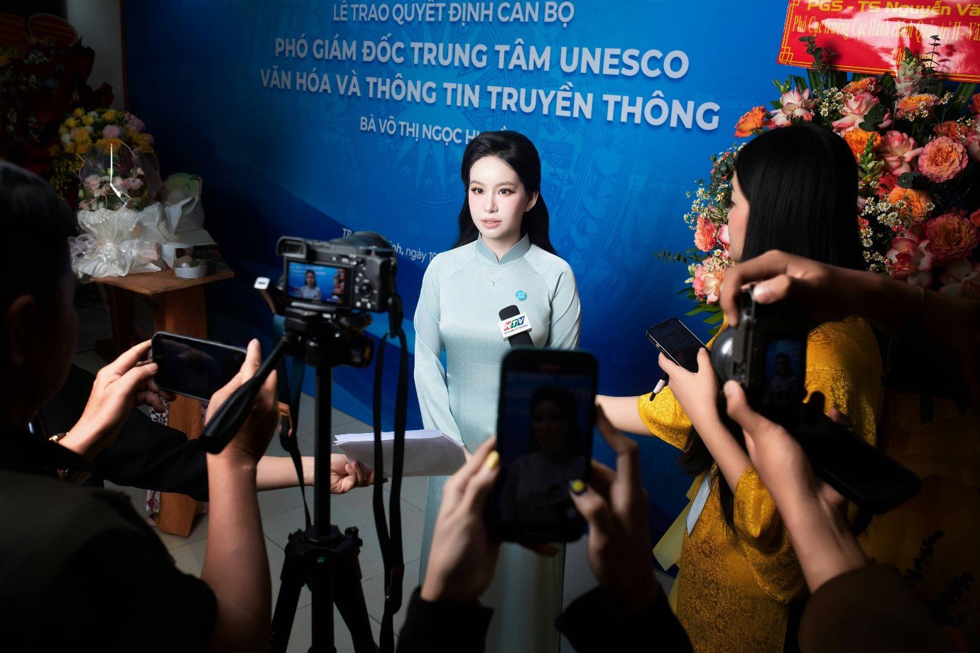 Bà Võ Thị Ngọc Huyền làm Phó Giám đốc Trung tâm UNESCO Văn hóa và Thông tin Truyền thông - 5