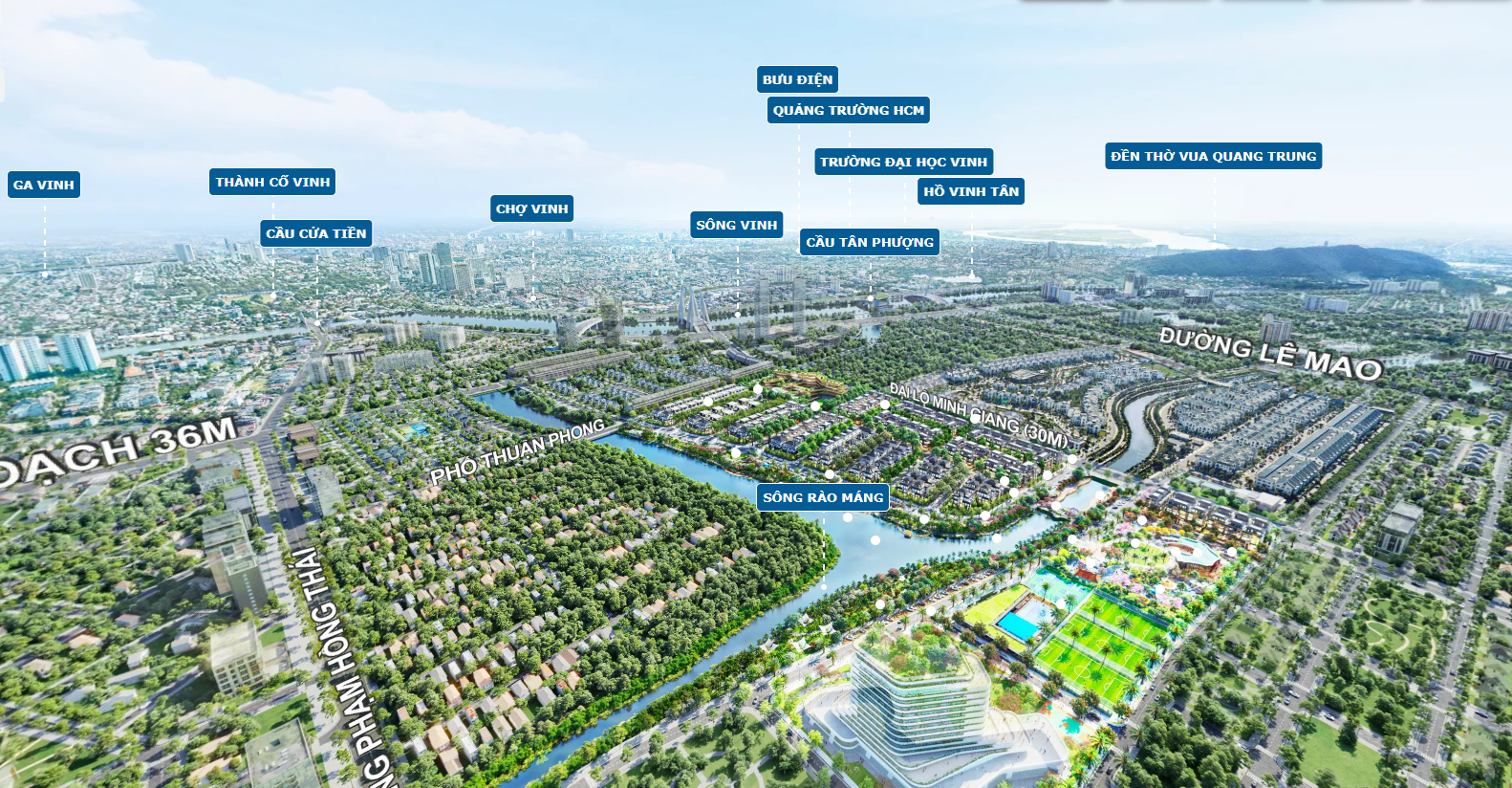 Không gian đô thị ven sông trong sự dịch chuyển mới của bất động sản Nghệ An - 3