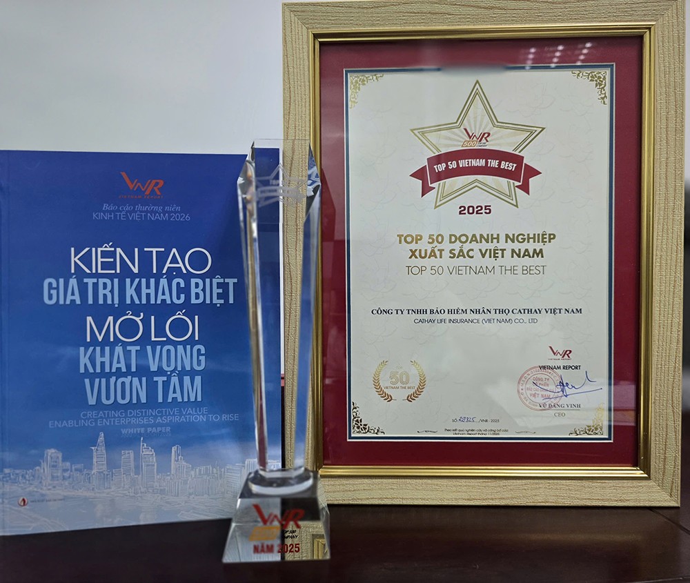 Cathay Life Vietnam được vinh danh trong Top 500 doanh nghiệp lớn nhất Việt Nam năm 2025 - 4