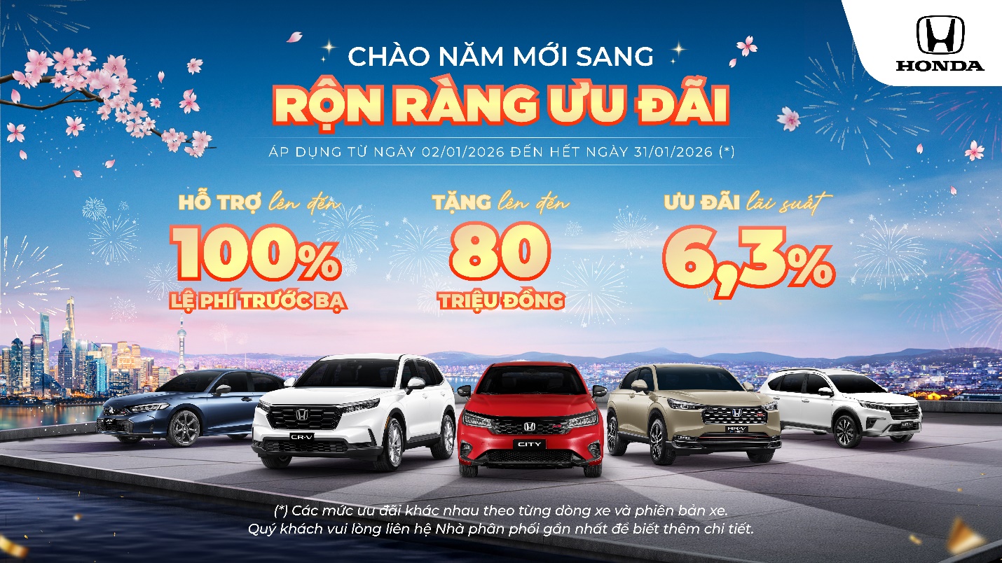 Cùng Honda Việt Nam Chào năm mới sang – rộn ràng ưu đãi và Chương trình hỗ trợ đổi xe chính hãng - 1