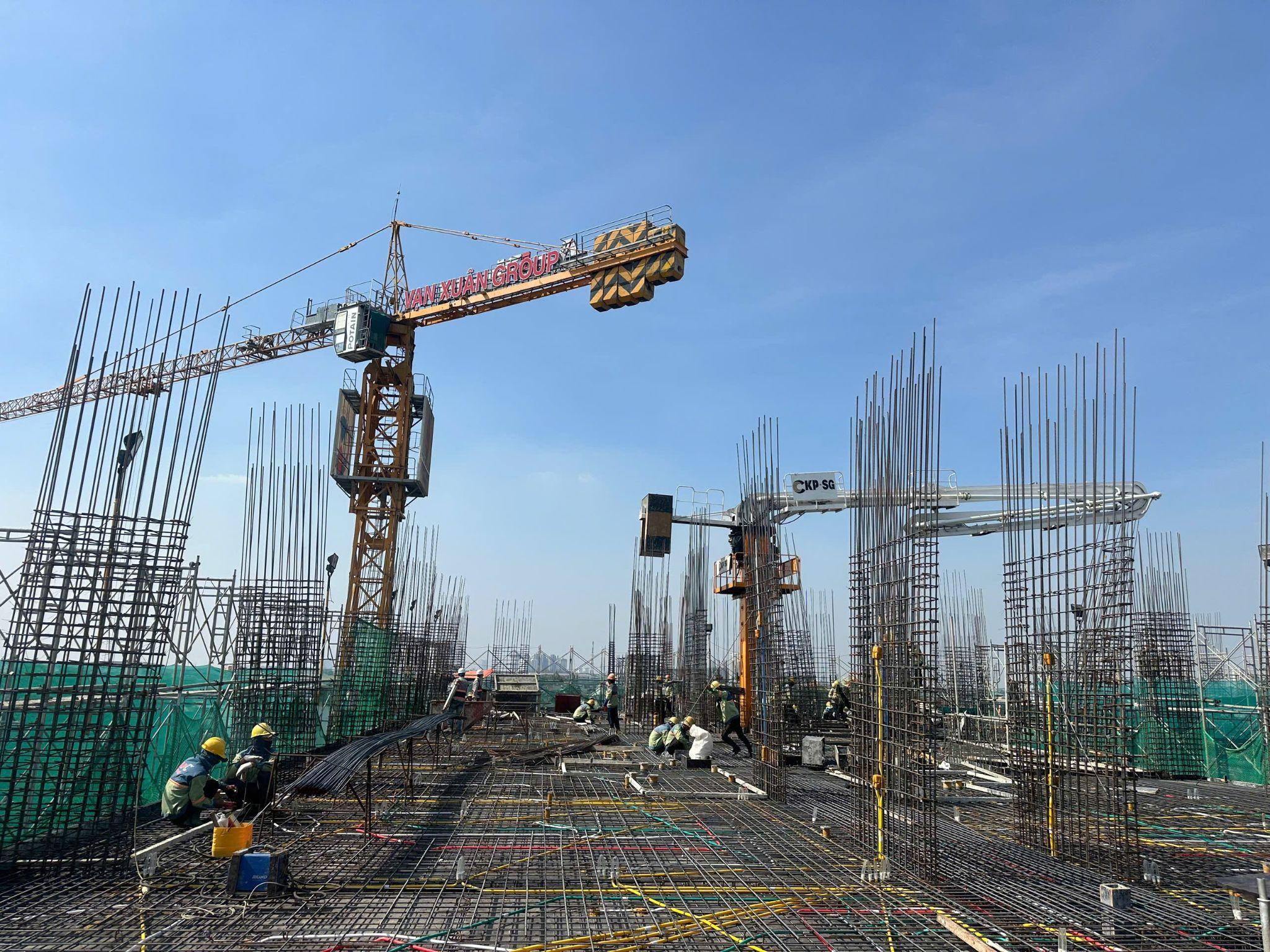 Happy One Sora thi công tầng 8, đồng loạt tăng tốc tiến độ hai tháp - 3