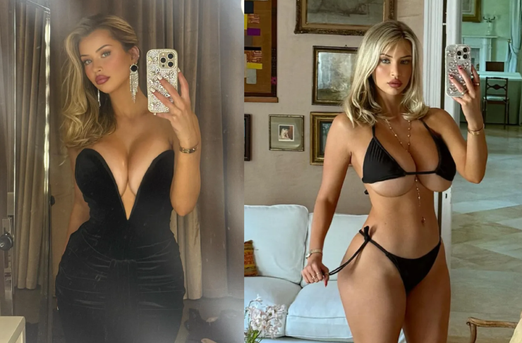 Người đẹp thể thao gây sững sờ khi diện áo, khoe "vòng 1" như sắp nổ tung - 3