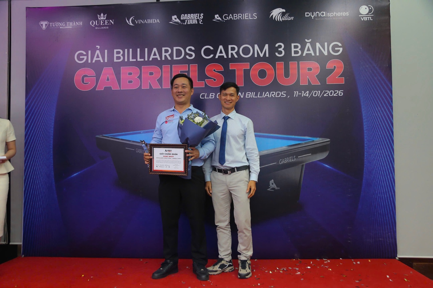 Giải đấu Gabriels Tour 2 năm 2026 kết thúc bất ngờ và kịch tính, bàn thi đấu gây ấn tượng - 1
