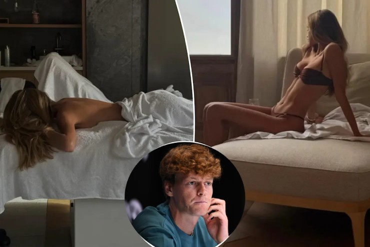 Bạn gái Sinner tung ảnh lả lơi "thiếu vải" gây sốt Australian Open - 1