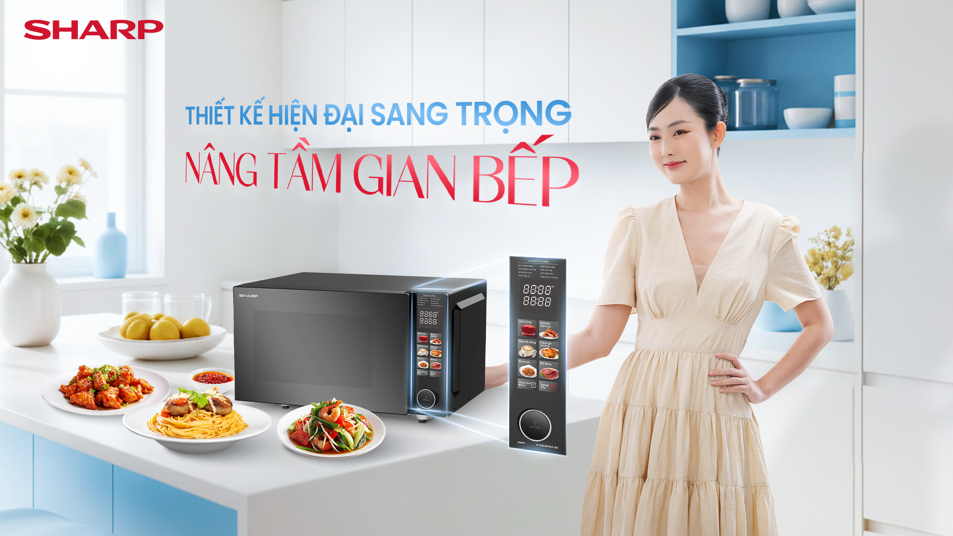 Sharp ra mắt lò vi sóng không đĩa xoay mới: Mở không gian, nấu dễ dàng - 4
