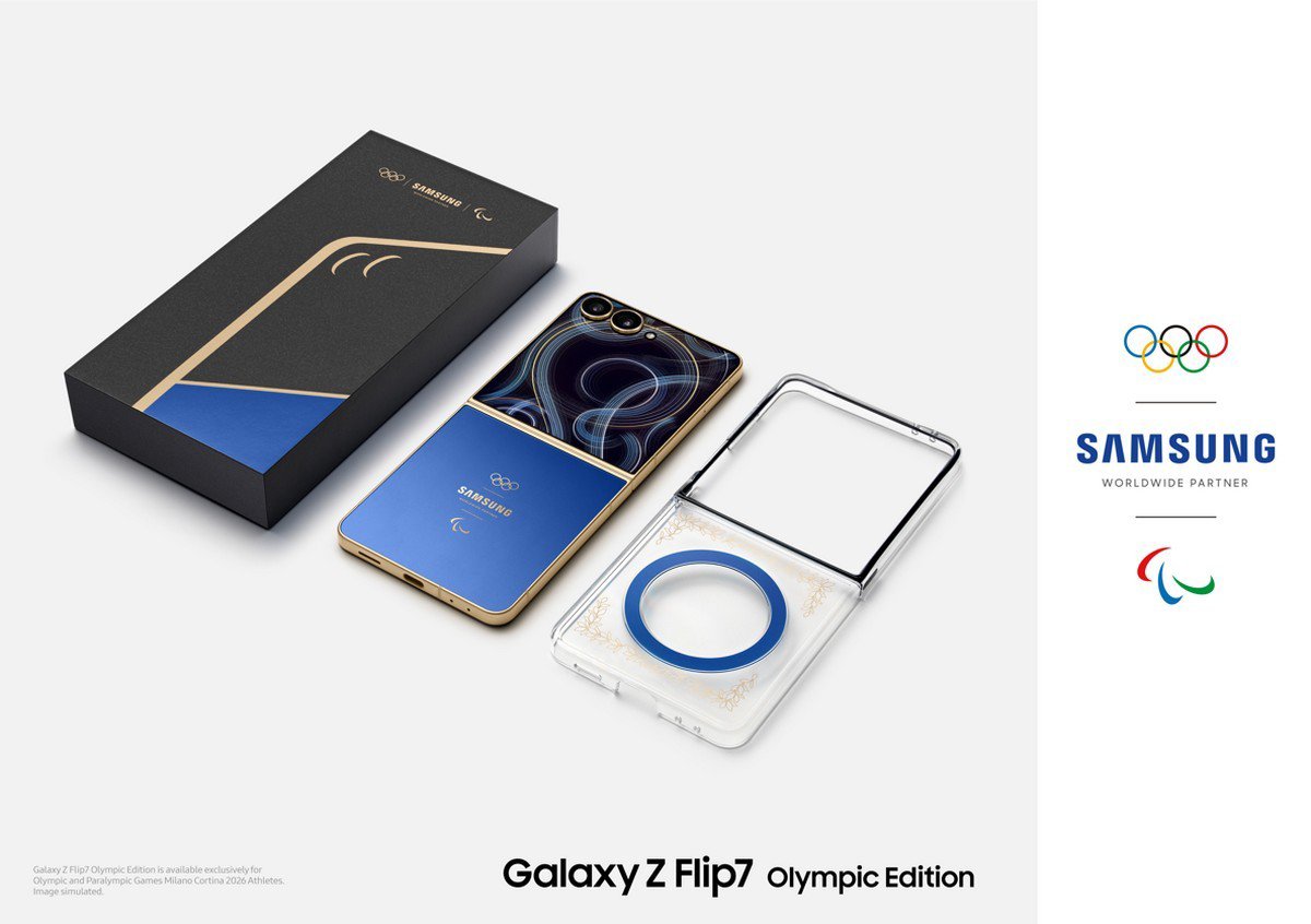 Trình làng Galaxy Z Flip 7 phiên bản Olympic đẹp lạ lùng - 1