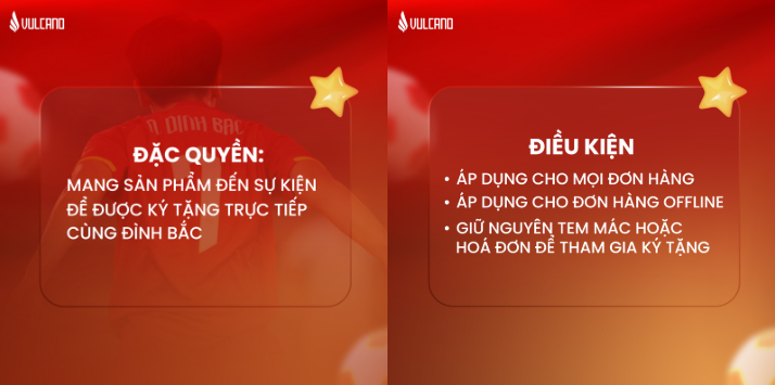 Vulcano đồng hành cùng cầu thủ Đình Bắc trong sự kiện giao lưu đầu năm - 2