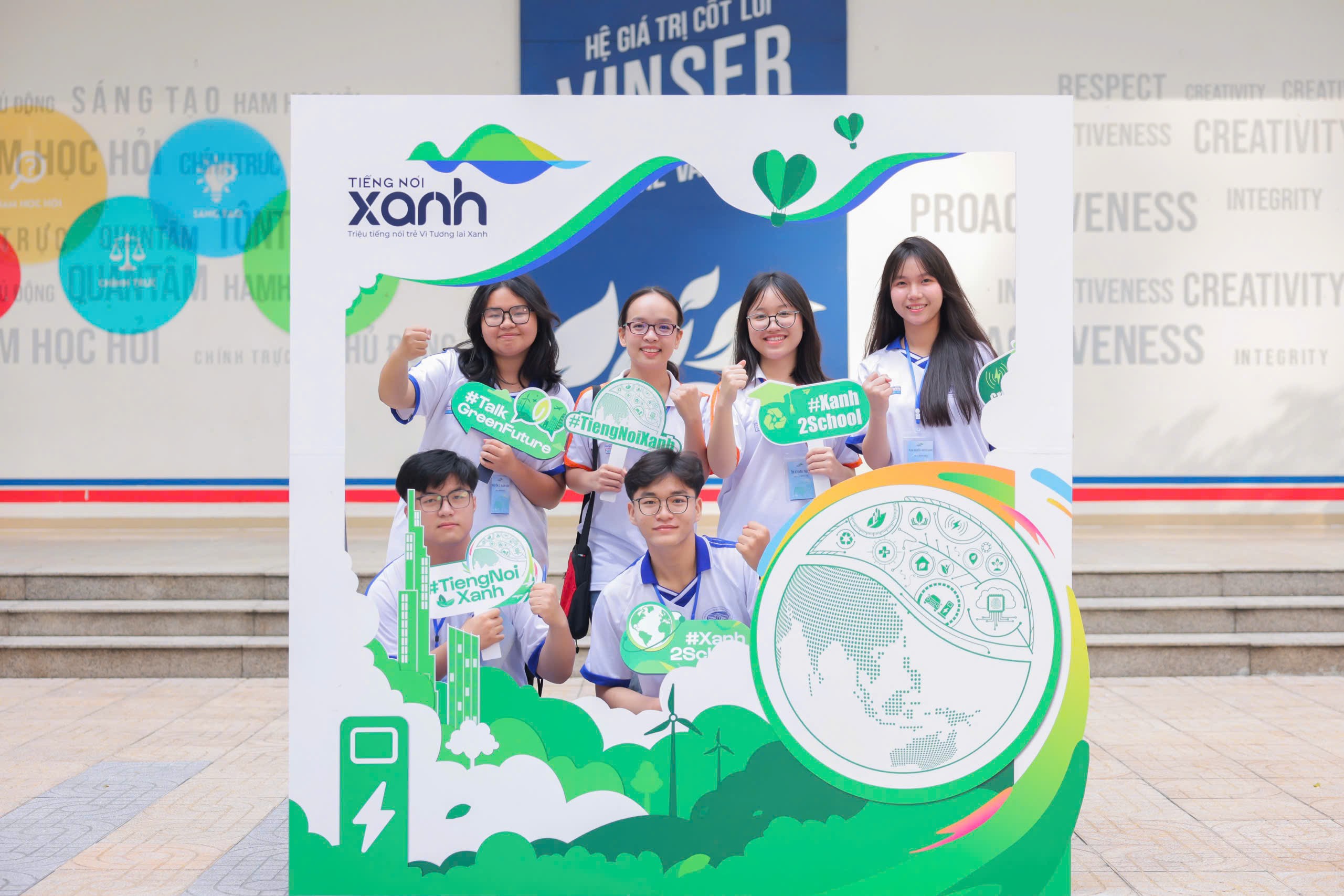 Ngôi trường miền Tây ghi dấu ấn tại cuộc thi Tiếng nói Xanh - 2