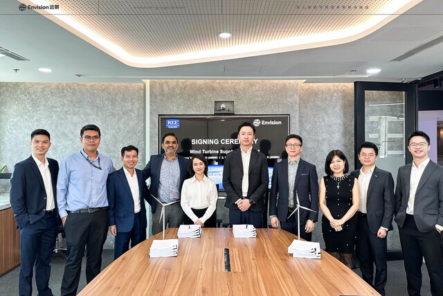 Envision Energy hợp tác với REE Group triển khai các dự án điện gió ven bờ một tua-bin lớn nhất Đông Nam Á - 1