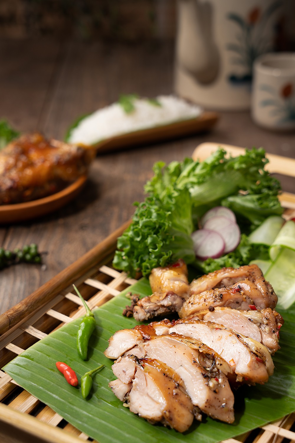 Giữ lửa bếp Gà Mỹ nướng lá chuối mắc khén – Hương vị của sum vầy - 2