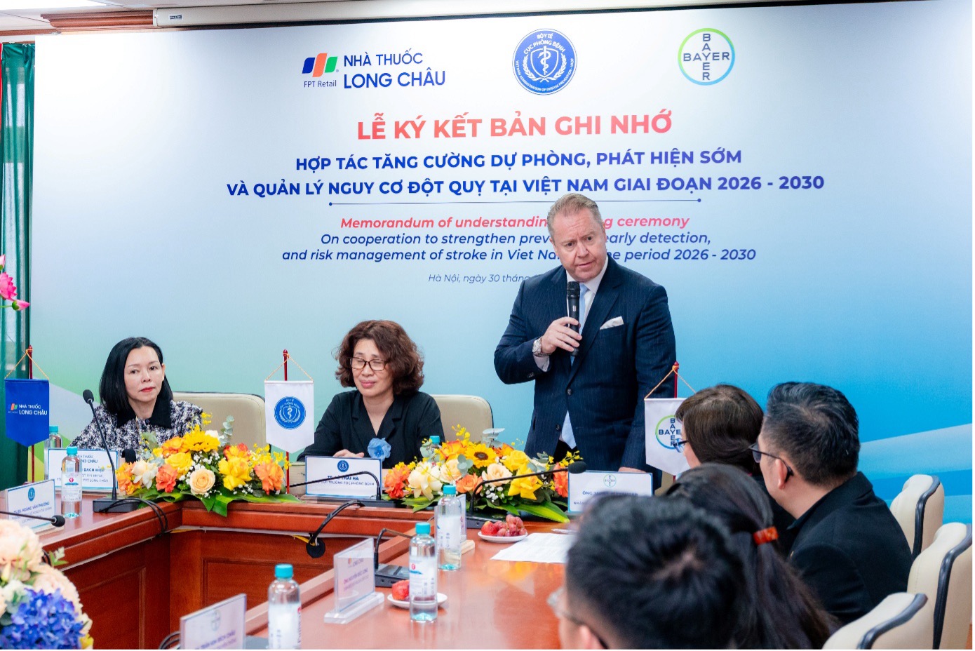 Long Châu và Bayer trở thành đối tác chiến lược 5 năm của Cục Phòng bệnh - Bộ Y tế, trong Chương trình quốc gia phòng, chống và quản lý đột quỵ - 3