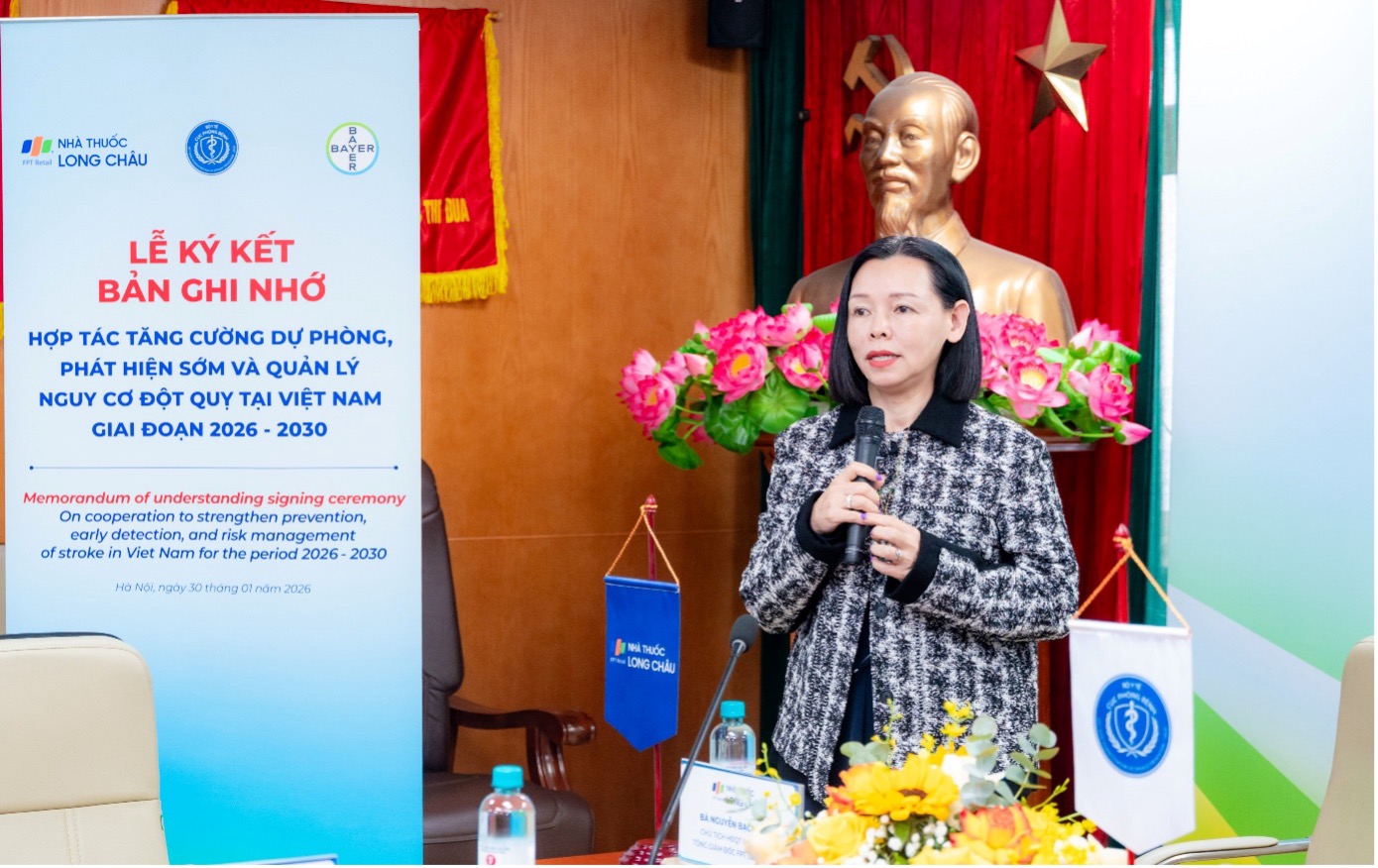 Long Châu và Bayer trở thành đối tác chiến lược 5 năm của Cục Phòng bệnh - Bộ Y tế, trong Chương trình quốc gia phòng, chống và quản lý đột quỵ - 4
