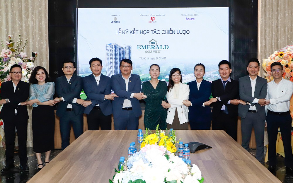 Houze triển khai tiếp thị kinh doanh 200 sản phẩm đẹp nhất The Emerald Golf View - 1