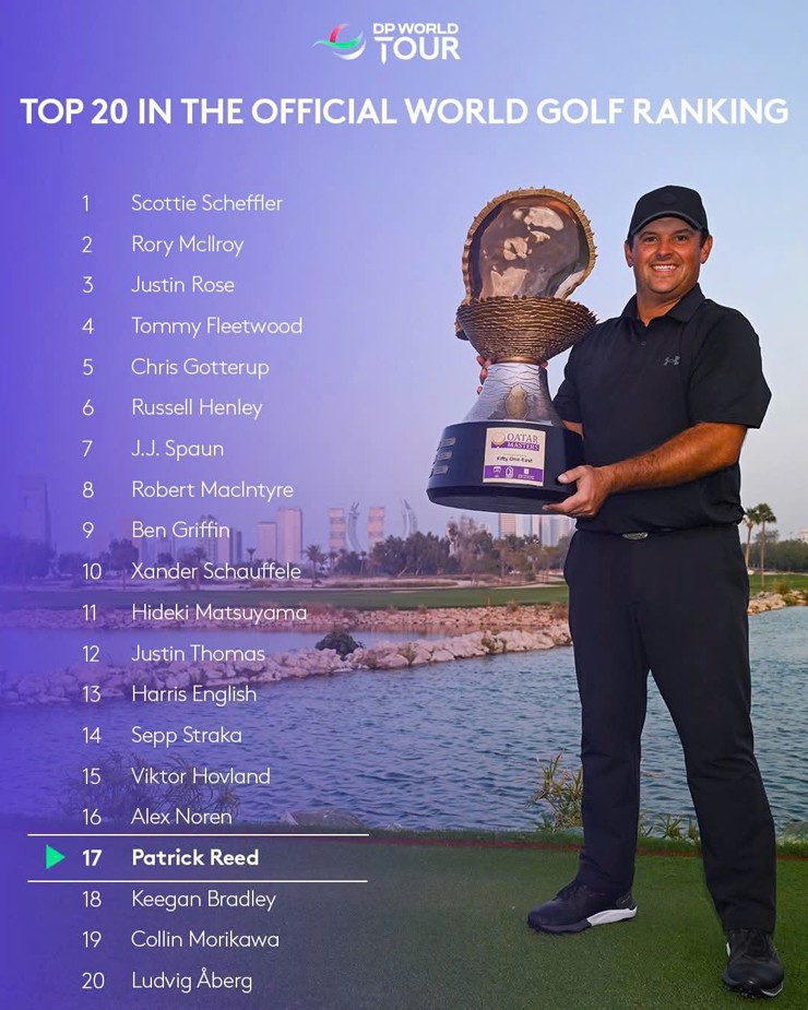 “Quái kiệt” Partrick Reed thách thức cả thế giới golf ở đấu trường DPWT 2026 - 2