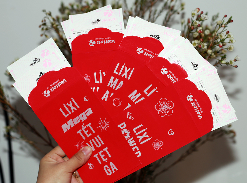 “Tôi lì xì bạn bè vé số cầu may dịp Tết Nguyên đán 2026” - 1