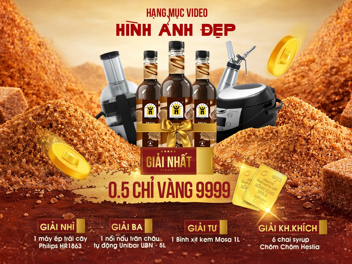 Chinh phục giải thưởng 1 chỉ vàng tại cuộc thi “Pha chế cùng Syrup Đường Đen Hestia” - 3