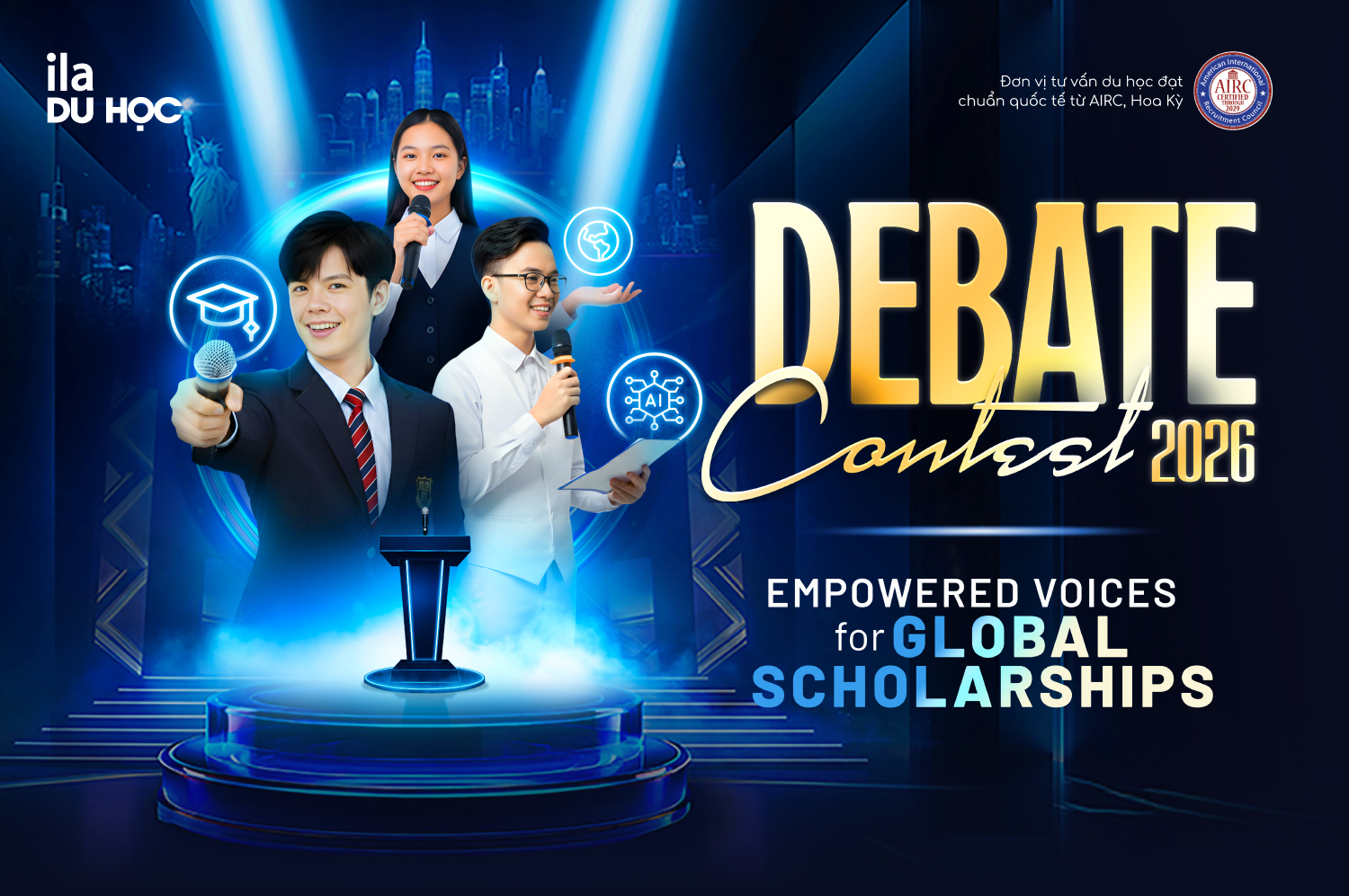 Từ tranh biện tiếng Anh đến học bổng THPT Mỹ tại ILA Debate Contest 2026 - 1