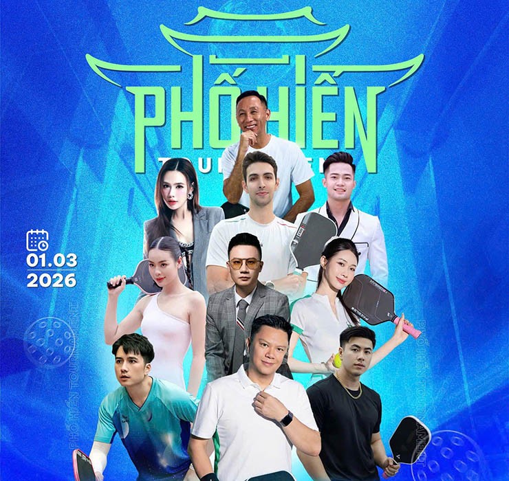 Nóng nhất thể thao trưa 25/2: Dàn người đẹp đổ bộ giải pickleball Phố Hiến Tournament 2026 - 1
