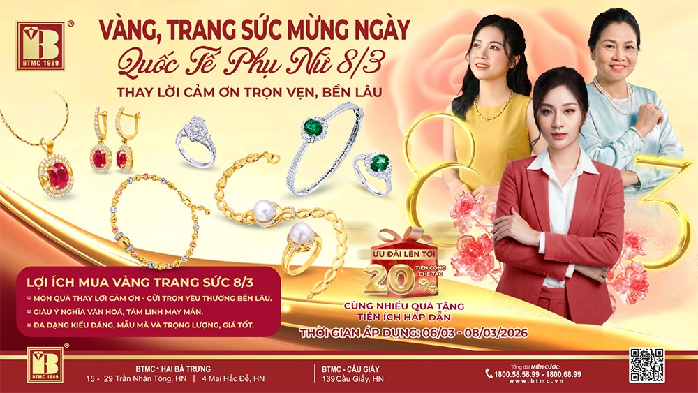Trang sức, vàng – Thay lời cảm ơn trọn vẹn nhân ngày 8/3 cùng Bảo Tín Minh Châu - 5