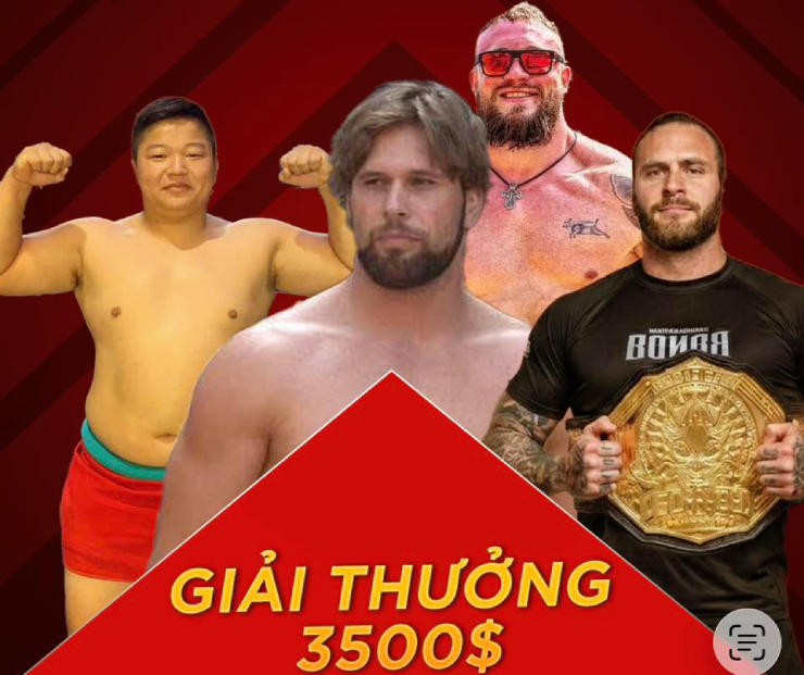 Kinh điển vật hội làng: Đô vật 100kg đấu tứ hùng với Zakhar & 2 sao thế giới - 1