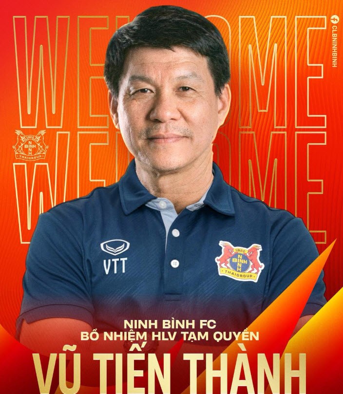 Bầu Đức “chi viện” HLV Vũ Tiến Thành cho CLB Ninh Bình đua vô địch V-League - 1