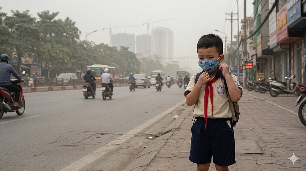 Chủ động bảo vệ trẻ khỏi ô nhiễm không khí - 2