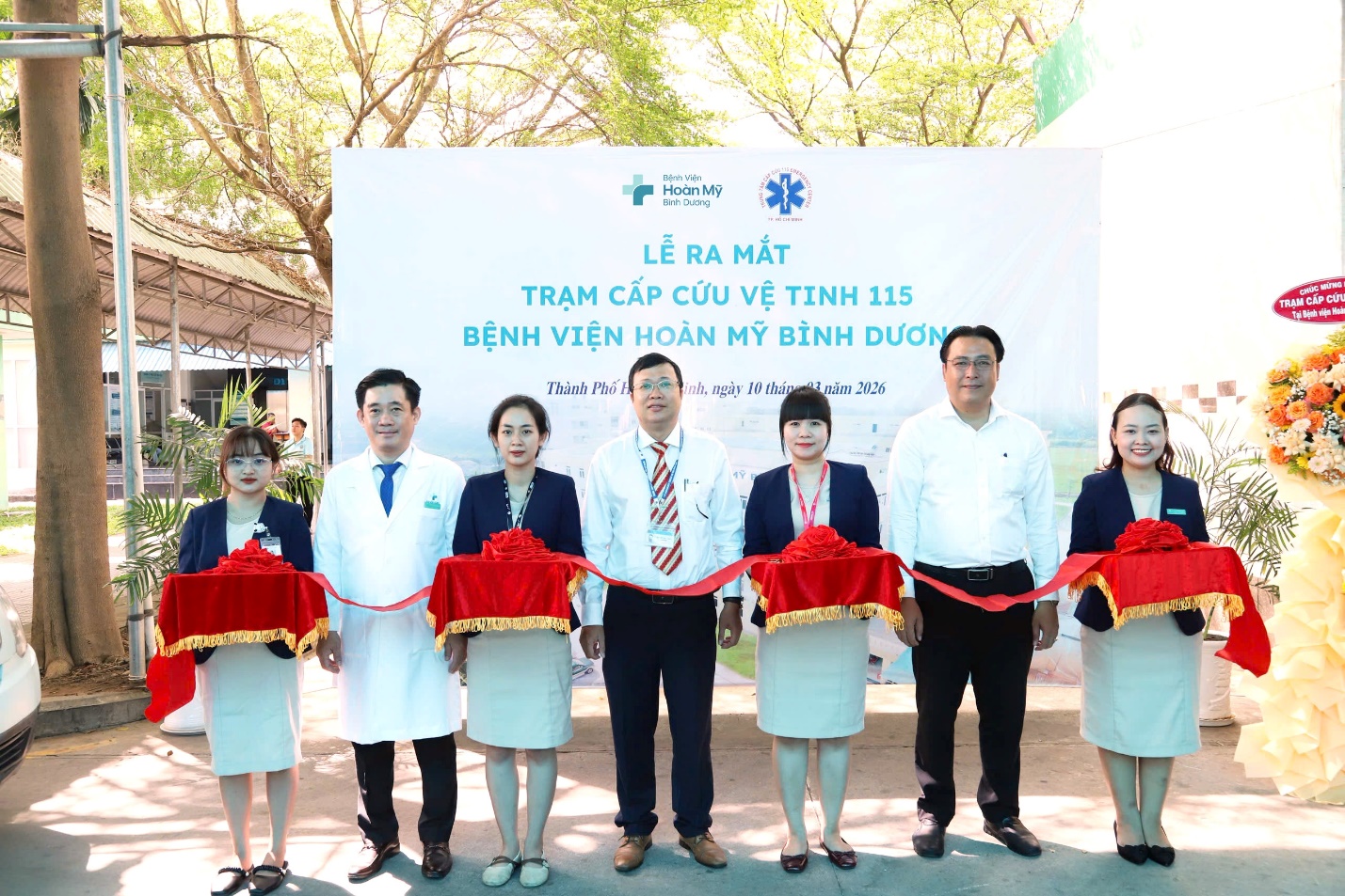 Bệnh viện Hoàn Mỹ Bình Dương ra mắt trạm cấp cứu vệ tinh 115 - 1