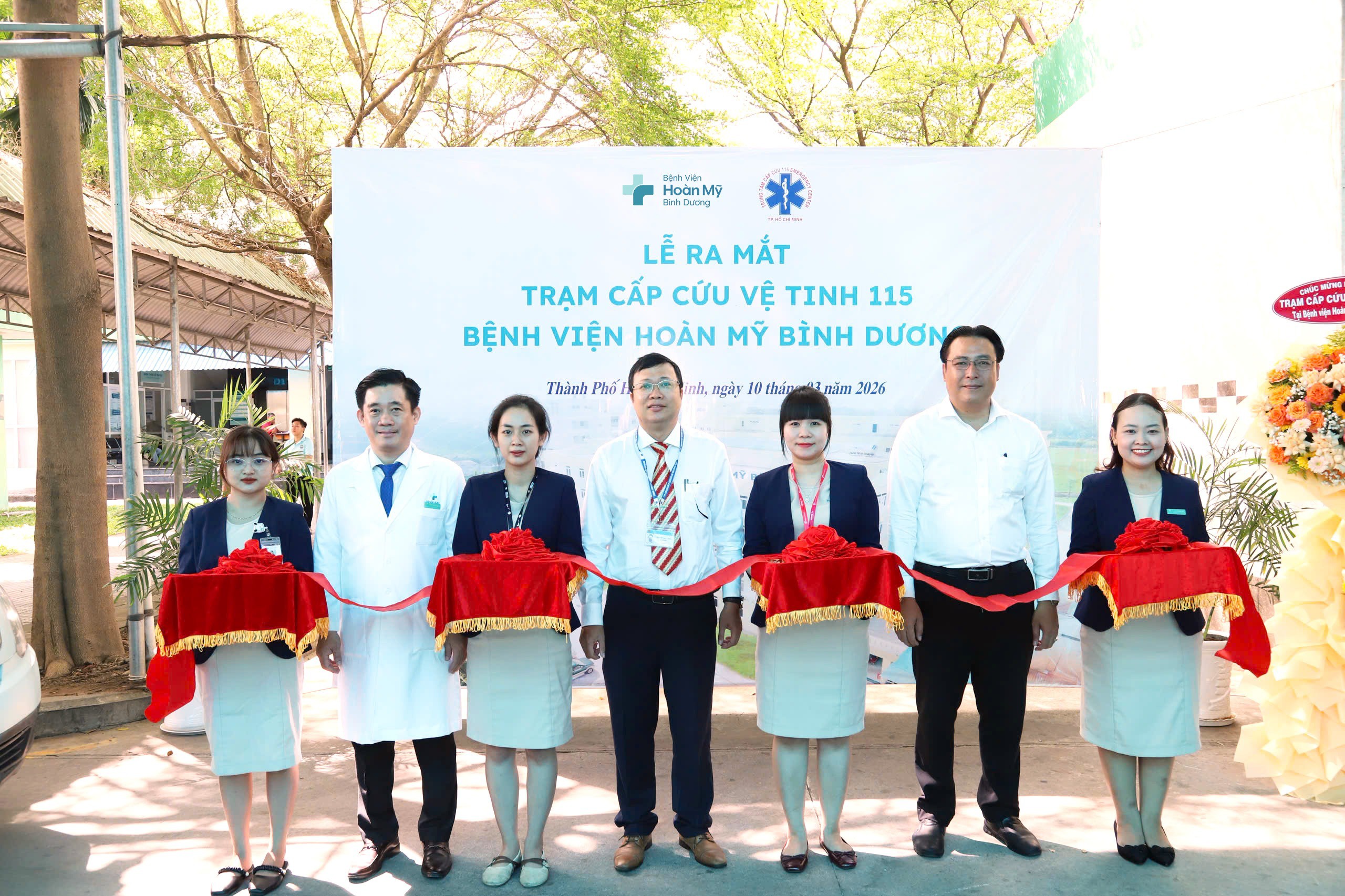 Bệnh viện Hoàn Mỹ Bình Dương ra mắt trạm cấp cứu vệ tinh 115 - 1