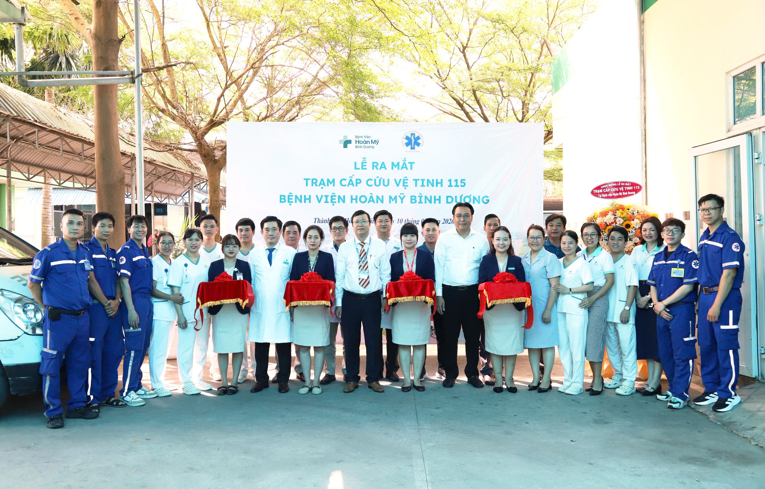 Bệnh viện Hoàn Mỹ Bình Dương ra mắt trạm cấp cứu vệ tinh 115 - 4