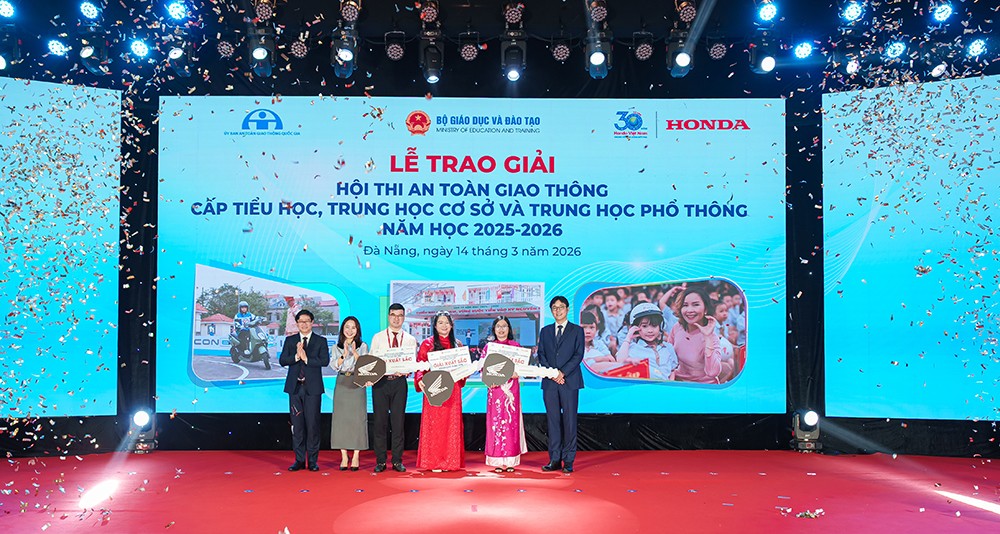 Lễ trao giải Hội thi An toàn giao thông trong các cơ sở giáo dục phổ thông trên toàn quốc năm học 2025 – 2026 - 1