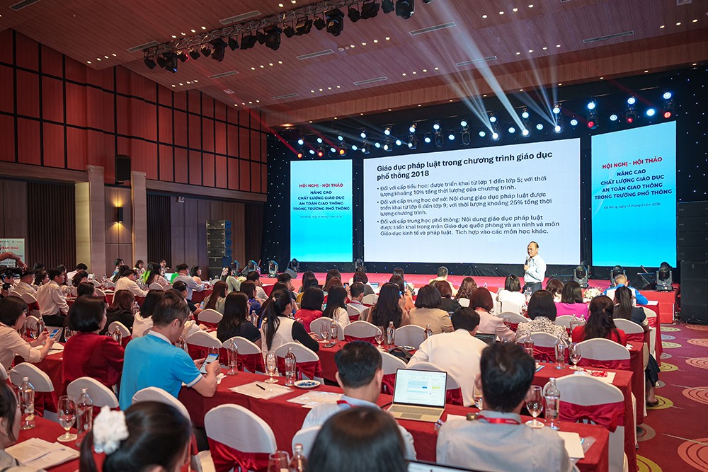 Lễ trao giải Hội thi An toàn giao thông trong các cơ sở giáo dục phổ thông trên toàn quốc năm học 2025 – 2026 - 5