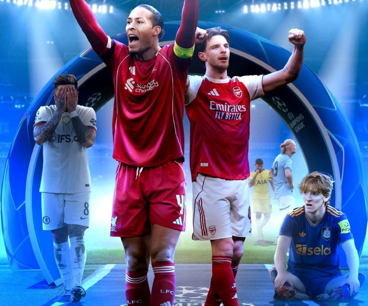 Ngoại hạng Anh "toang" nặng ở vòng 1/8, cơ hội có 5 suất dự Cúp C1 mùa tới ra sao? - 1