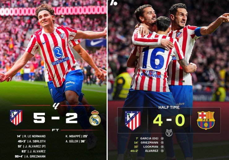 Real - Barca đấu Atletico 4 lần 1 tháng: "Bóng ma" thua 2-5 và 0-4, dễ tan mộng vô địch - 2