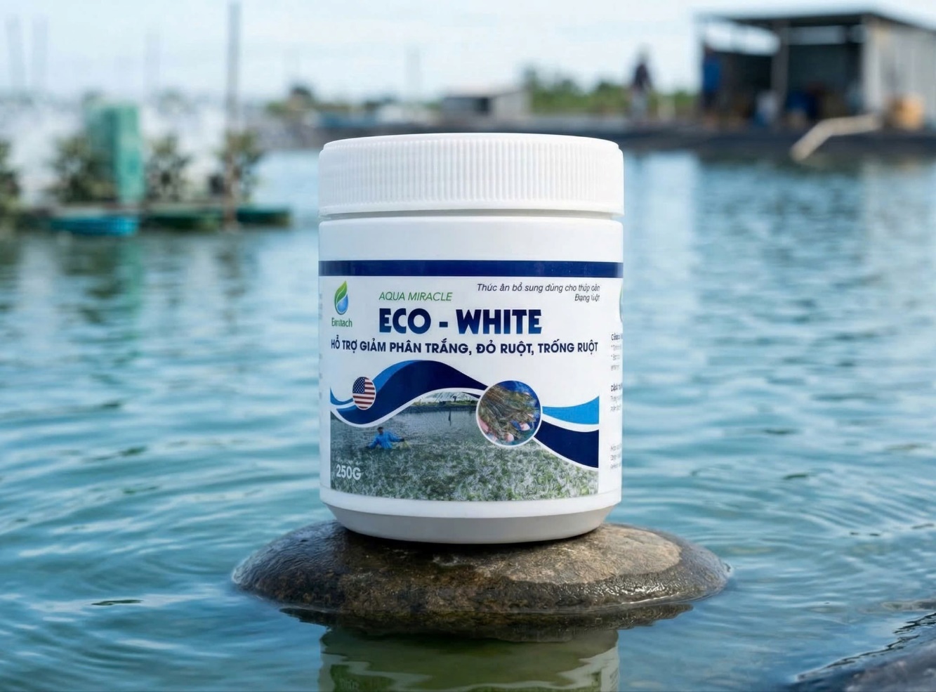 ECO WHITE – Bước tiến mới giúp xử lý hiệu quả phân trắng, đỏ ruột, trống ruột ở tôm - 2