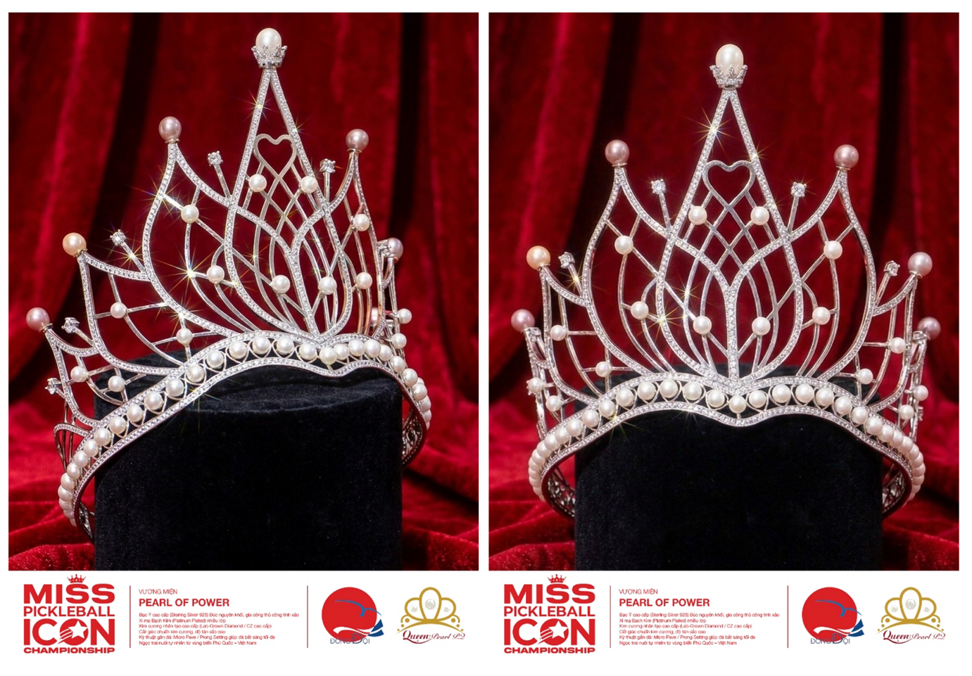 Nghệ nhân kim hoàn Quốc gia Hồ Thị Thanh Hương và dấu ấn vương miện 1,8 tỷ tại Miss Pickleball Icon 2026 - 2