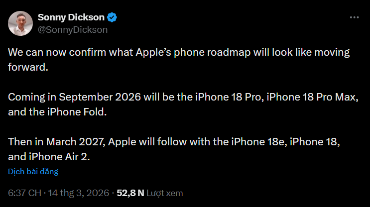Thời điểm phát hành iPhone Air 2 và iPhone Fold được hé lộ - 2